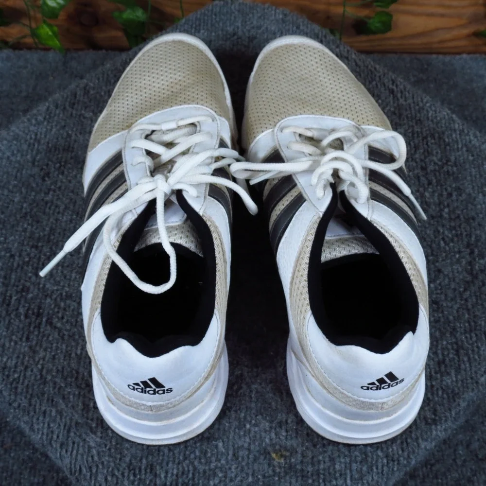 Adidas Tech Response Men Golf Shoes Size 9.5 Performance Cleated White F33549